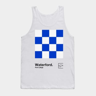 County Waterford / Original Retro Style Minimalist Poster Design Tank Top